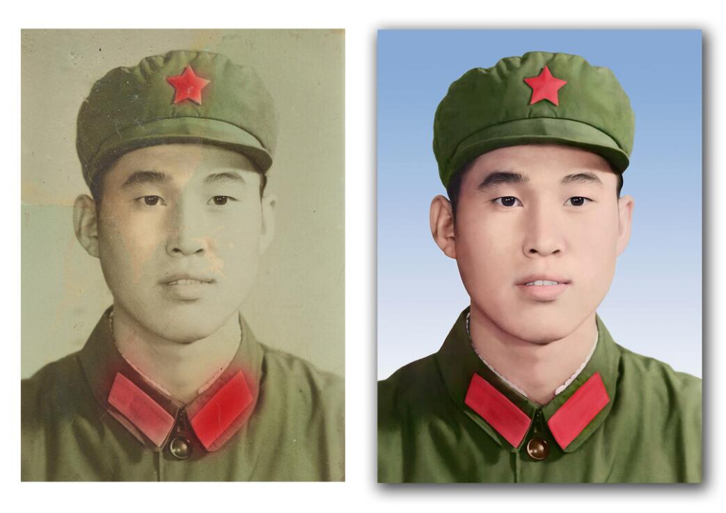 辉县破损照片修复-18